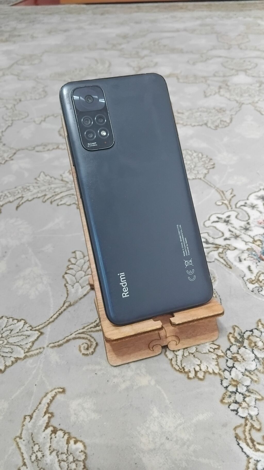 Redmi, Redmi Note 11, Б/у, 64 ГБ, цвет - Черный, 2 SIM — фото 3