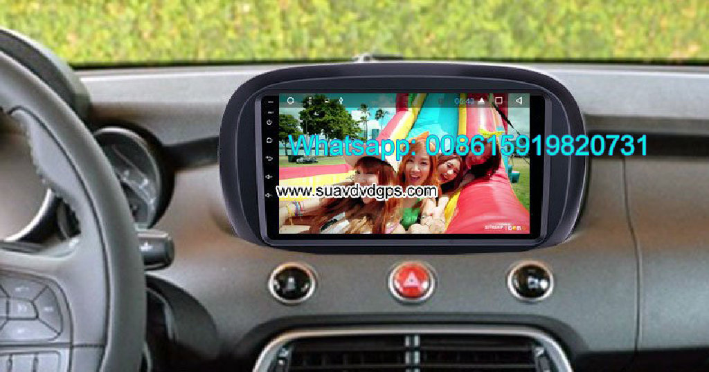 Fiat 500X Tempar Car audio radio android GPS navigation camera