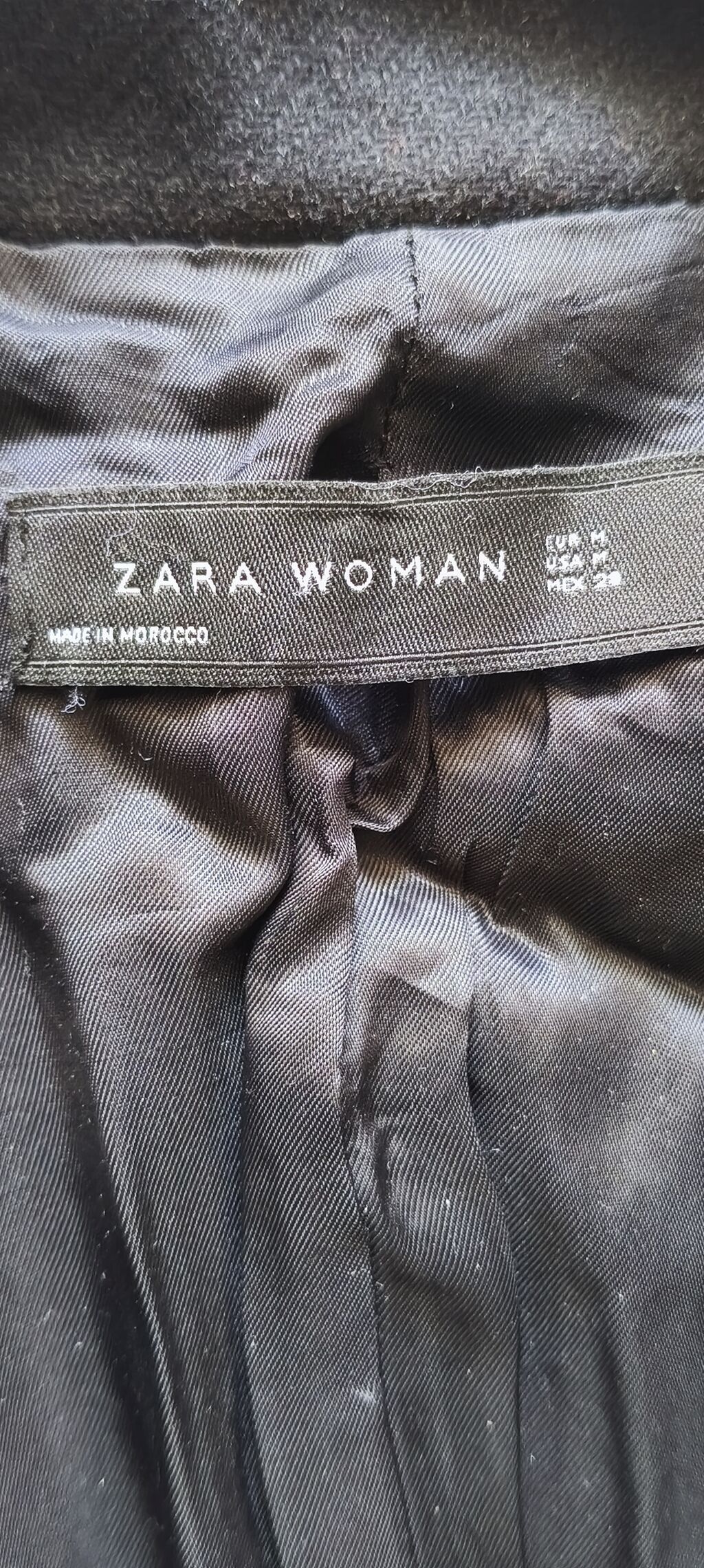 Женское пальто Zara Woman, производство Марокко: фото 2