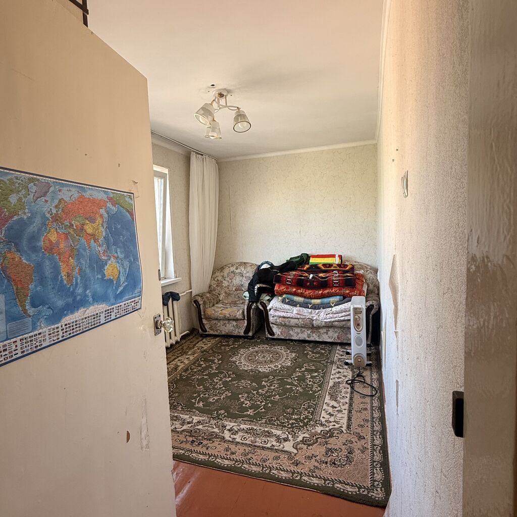 2 комнаты, 48 м², 3 мкр 104 серия, 4 этаж, Старый ремонт: фото 8
