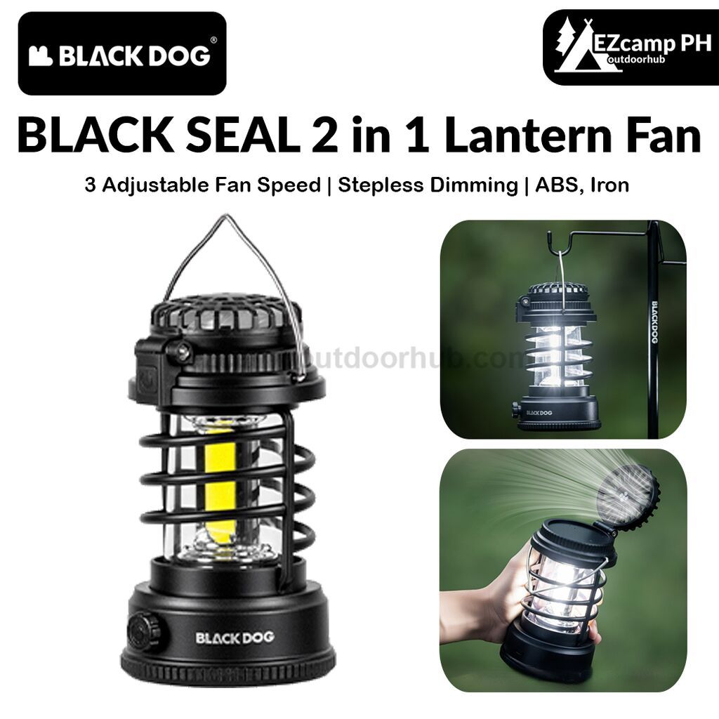 Фонарь-вентилятор BLACK DOG BLACK SEAL 2-в-1 - Комбинированное: фото 2
