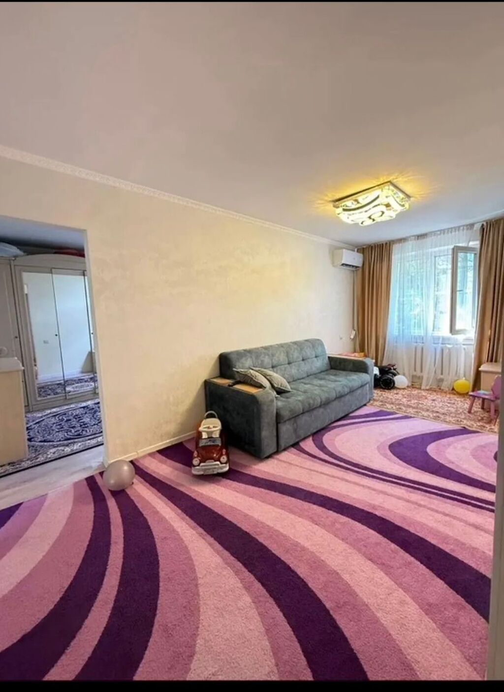 2 комнаты, 43 м², Кок-Жар мкр 104 серия, 1 этаж, Евроремонт: фото 7