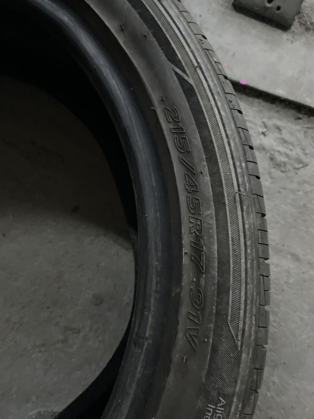 Шины 215 / 45 / R 17, Лето, Б/у, Пара, Легковые, Корея, Hankook: фото 4