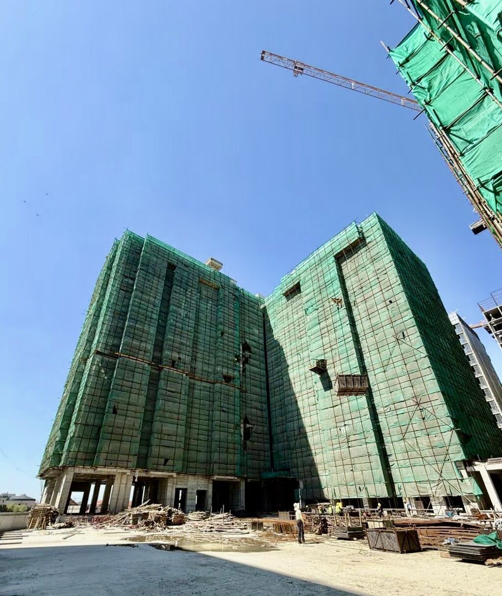 1 комната, 53 м², Улан-2 мкр Элитка, 5 этаж, ПСО (под самоотделку): фото 2