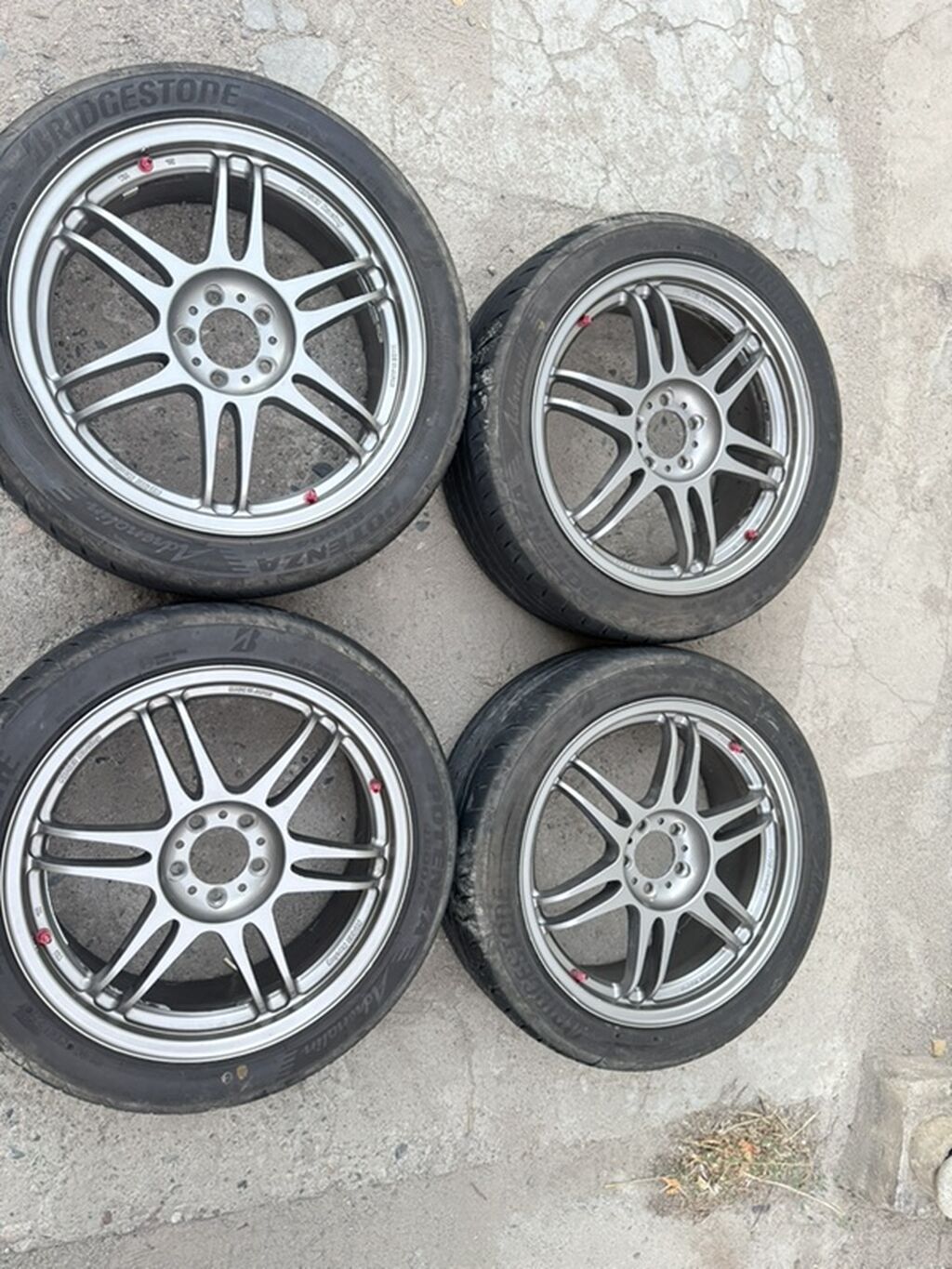 Колеса в сборе 215 / 45 / R 17, Лето, Б/у, Комплект, Легковые, Литые, отверстий - 5: фото 3