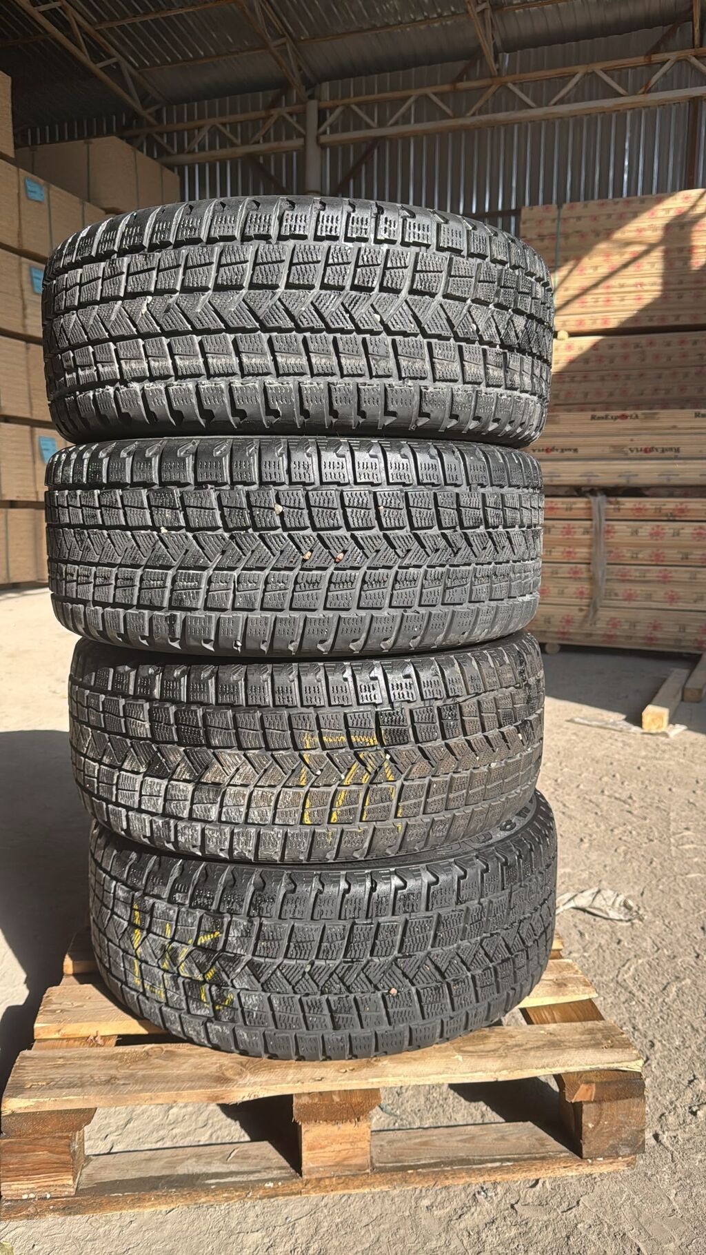 Колеса в сборе 235 / 50 / R 18, Зима, Б/у, Комплект, Легковые, Литые, отверстий - 5: фото 8