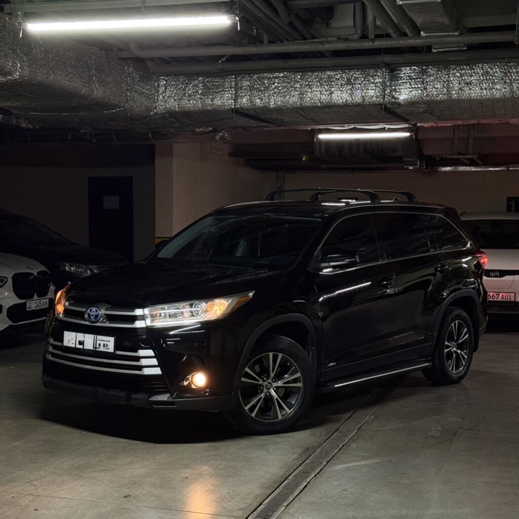 Toyota Highlander: 2019 г., 3.5 л, Автомат, Гибрид, Кроссовер: фото 1