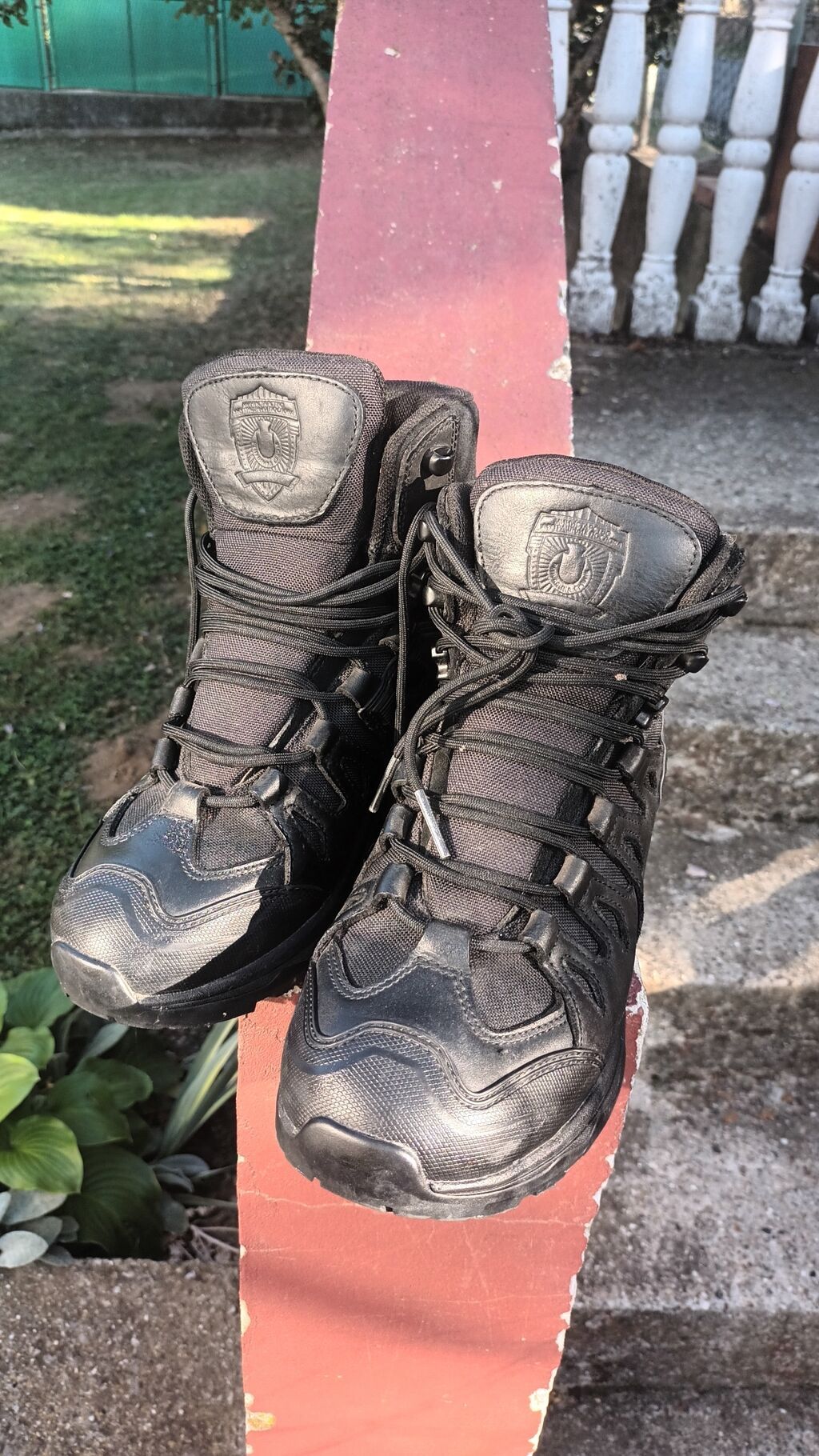 Čizme: Crne taktičke/planinarske čizme – model HI CUT BOOT POLICIJSKE CIPELE