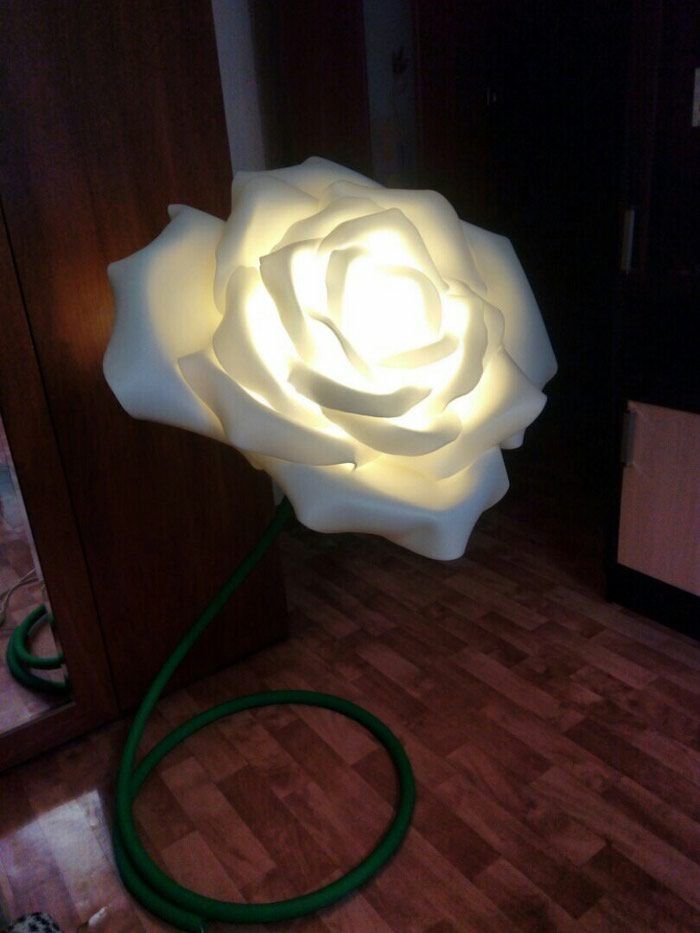 Торшер-Роза из изолона. Цена 2500т.р.. Photo 1