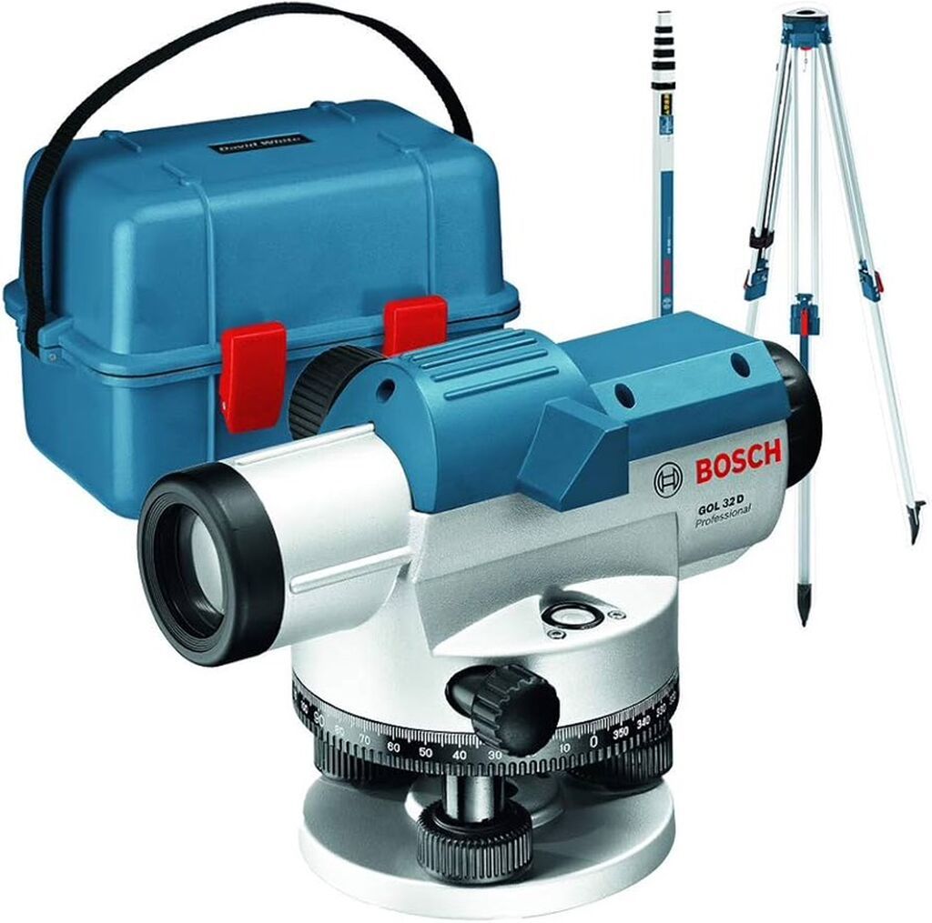 Нивелир Оригинал 100% Оптический нивелир Bosch GOL 32 D Professional с: фото 1
