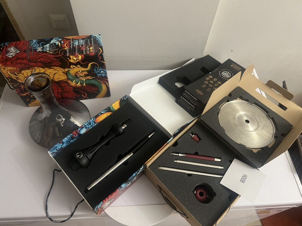 Кальянный набор Hoob + Alpha Hookah (комплектующие) Состав: - Колба: фото 3