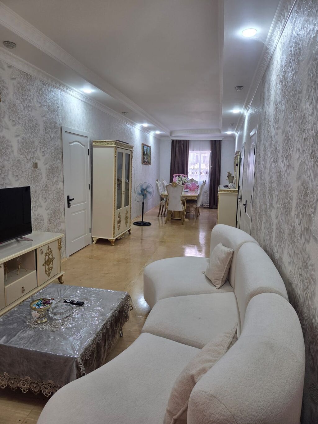 4 otaqlı, 144 kv. m, Kredit yoxdur, Yeni təmirli