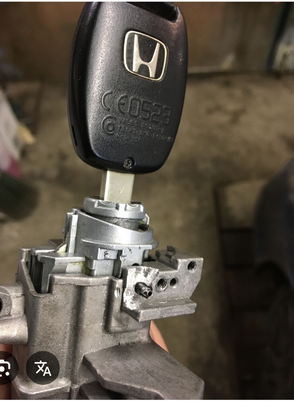Услуги: 24/7 Замок зажигания в сборе для Honda с ключом-брелоком