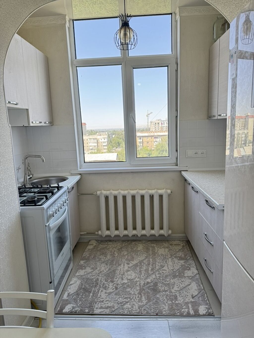 2 комнаты, 50 м², Аламедин-1 мкр 105 серия, 7 этаж, Свежий ремонт: фото 6