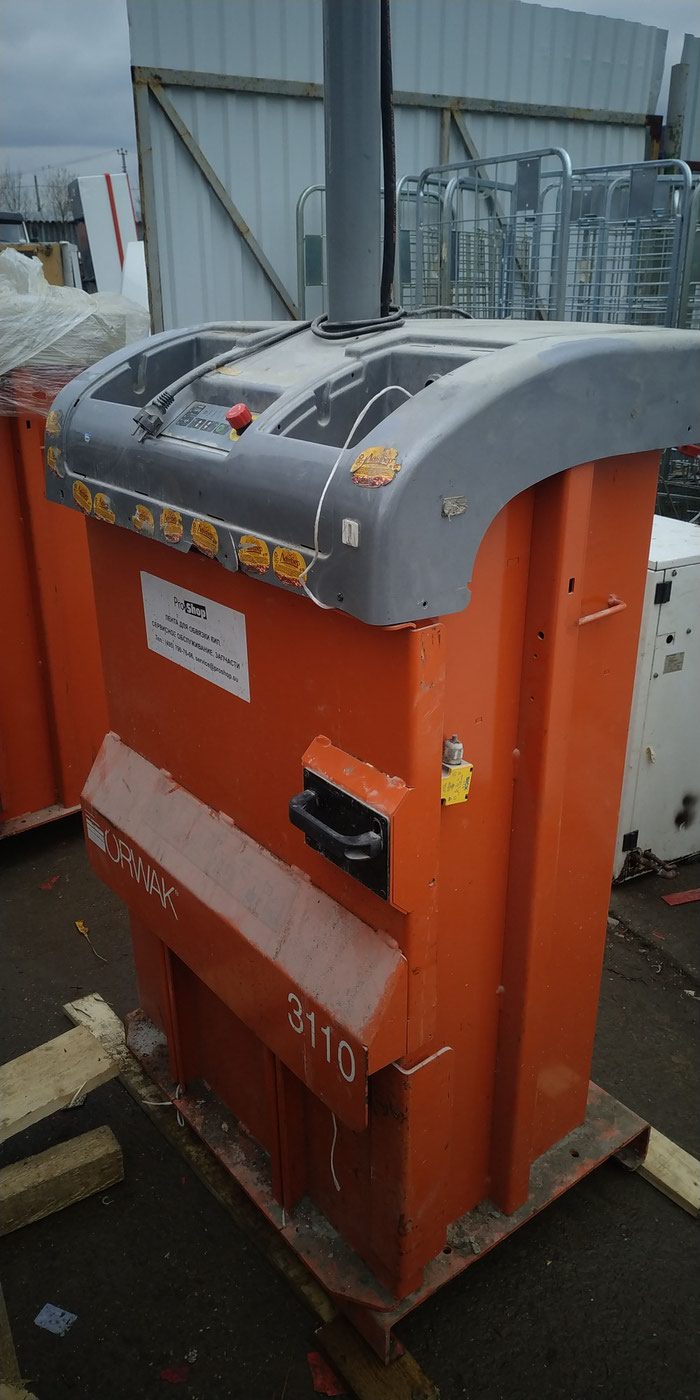 Пресс compact 3110 orwak. Пресс для макулатуры орвак 3110. Пресс гидравлический orwak 3110. Пресс для картона orwak 3110. Пресс отходов orwak 3110s.