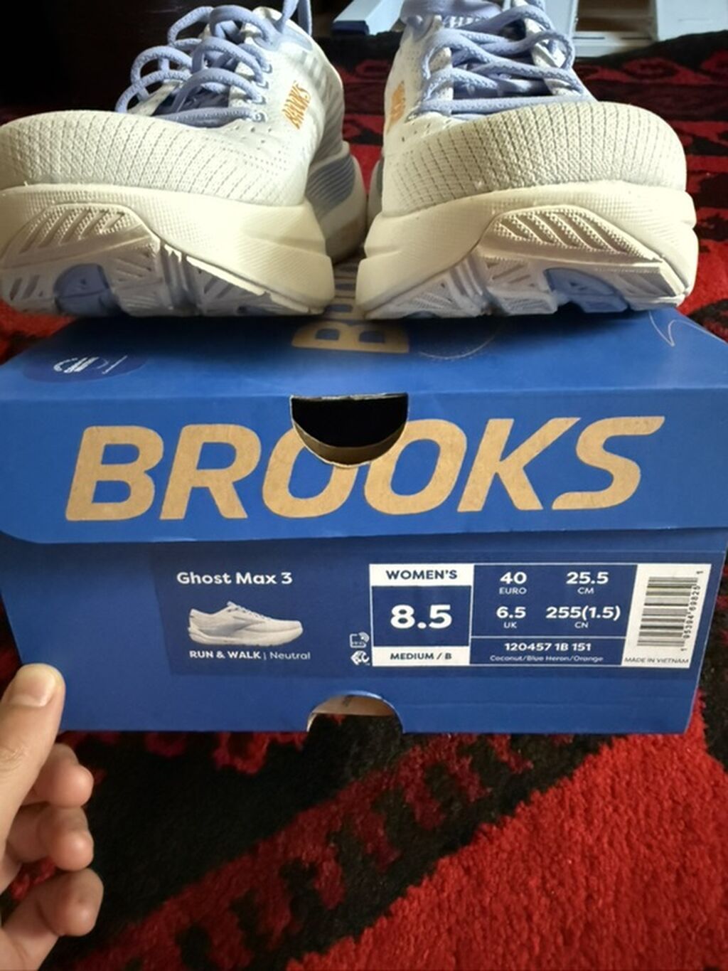 Кроссовки, 40, Brooks, Новый, цвет - Бежевый, Самовывоз, Бесплатная доставка, Платная доставка: фото 4