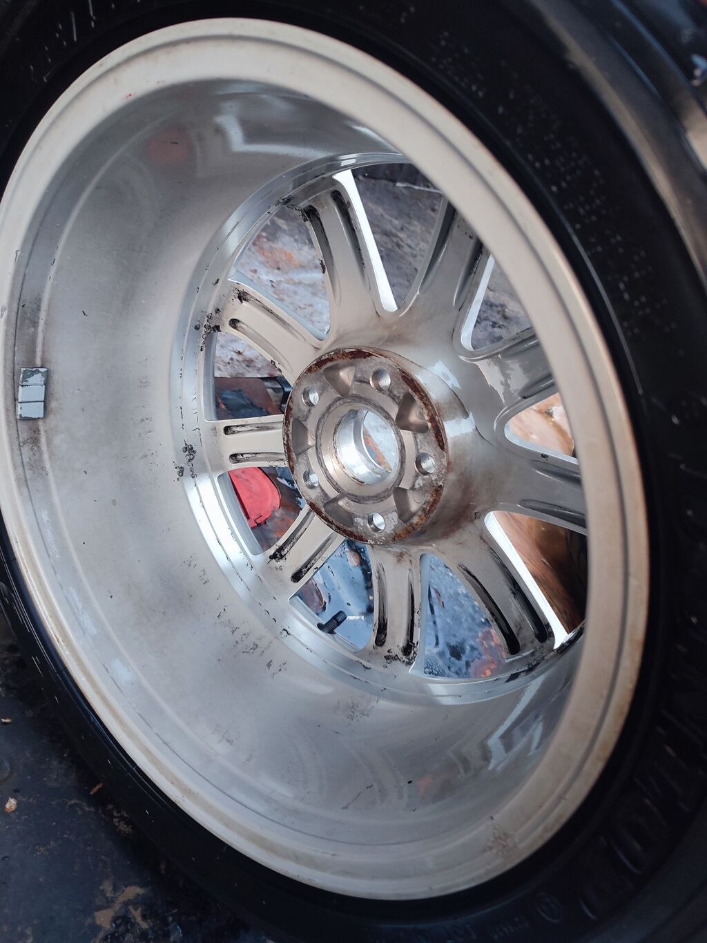 Колеса в сборе 215 / 45 / R 17, Лето, Б/у, Комплект, Легковые, Литые, отверстий - 5: фото 4