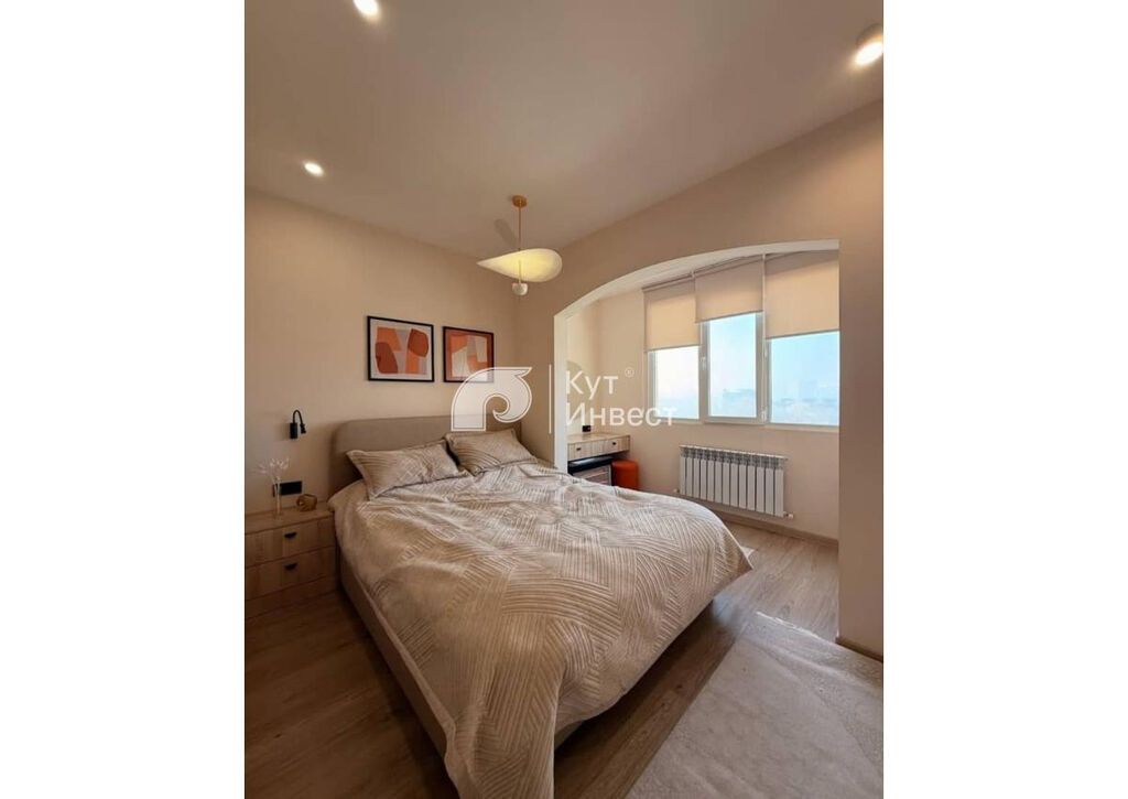 1 комната, 45 м², Кок-Жар мкр 106 серия улучшенная, 6 этаж, Свежий ремонт: фото 2