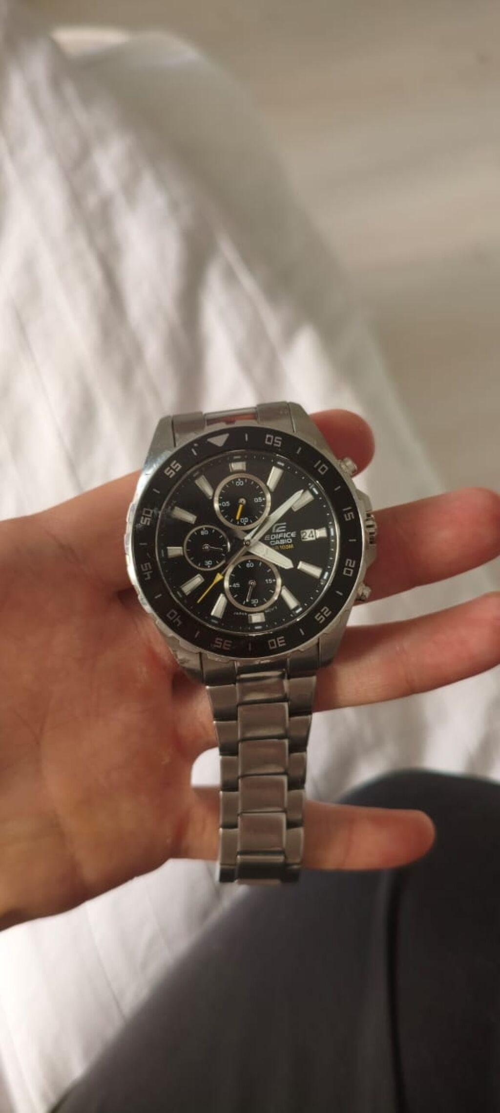CASIO Edifice мужские кварцевые наручные часы. Характеристики: -