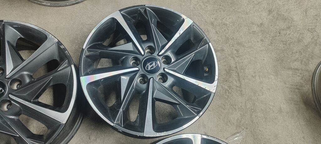 Литые Диски R 17 Hyundai, Комплект, отверстий - 5, Б/у: фото 6