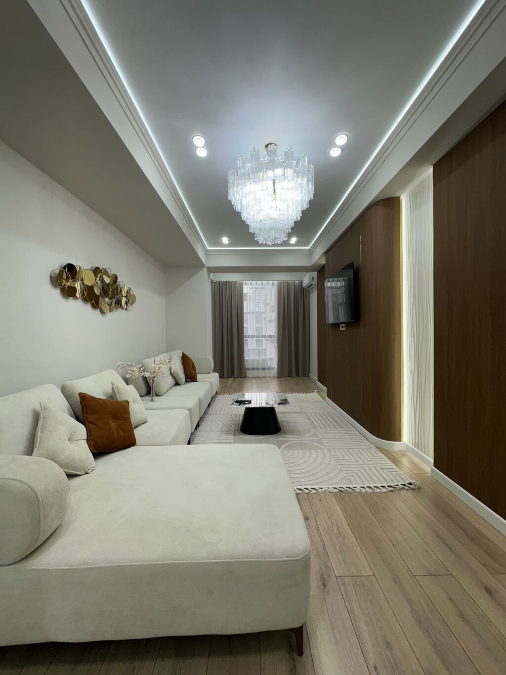 3 комнаты, 107 м², Асанбай мкр Элитка, 11 этаж, Дизайнерский ремонт: фото 8