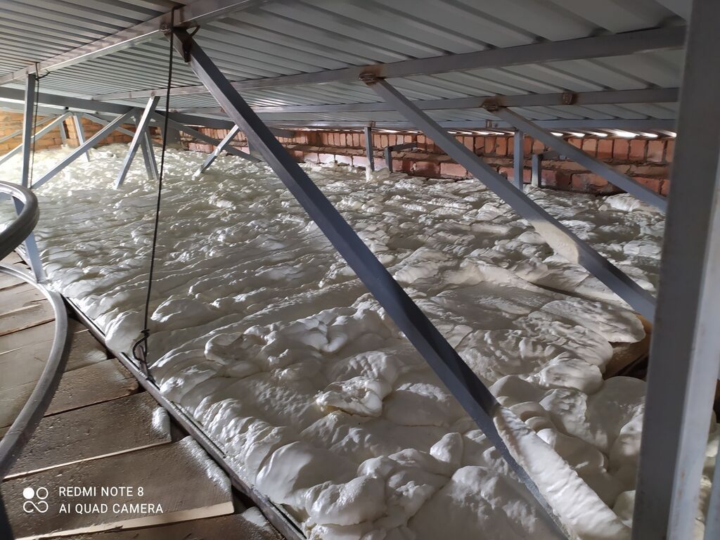 Утепление потолка пенополиуретаном. Утепление дома. Экономия: 635 KGS ᐈ ...