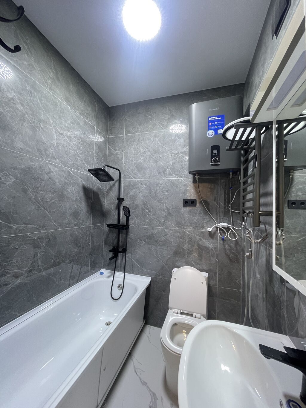 1 комната, 40 м², Туран мкр., Элитка, 7 этаж, Дизайнерский ремонт: фото 4