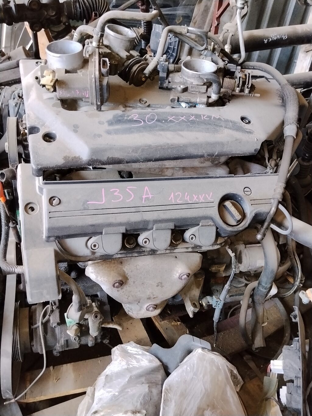 Двигатель Honda J35A V6 3.5 - Серия: J35A - Конфигурация: V6: фото 1