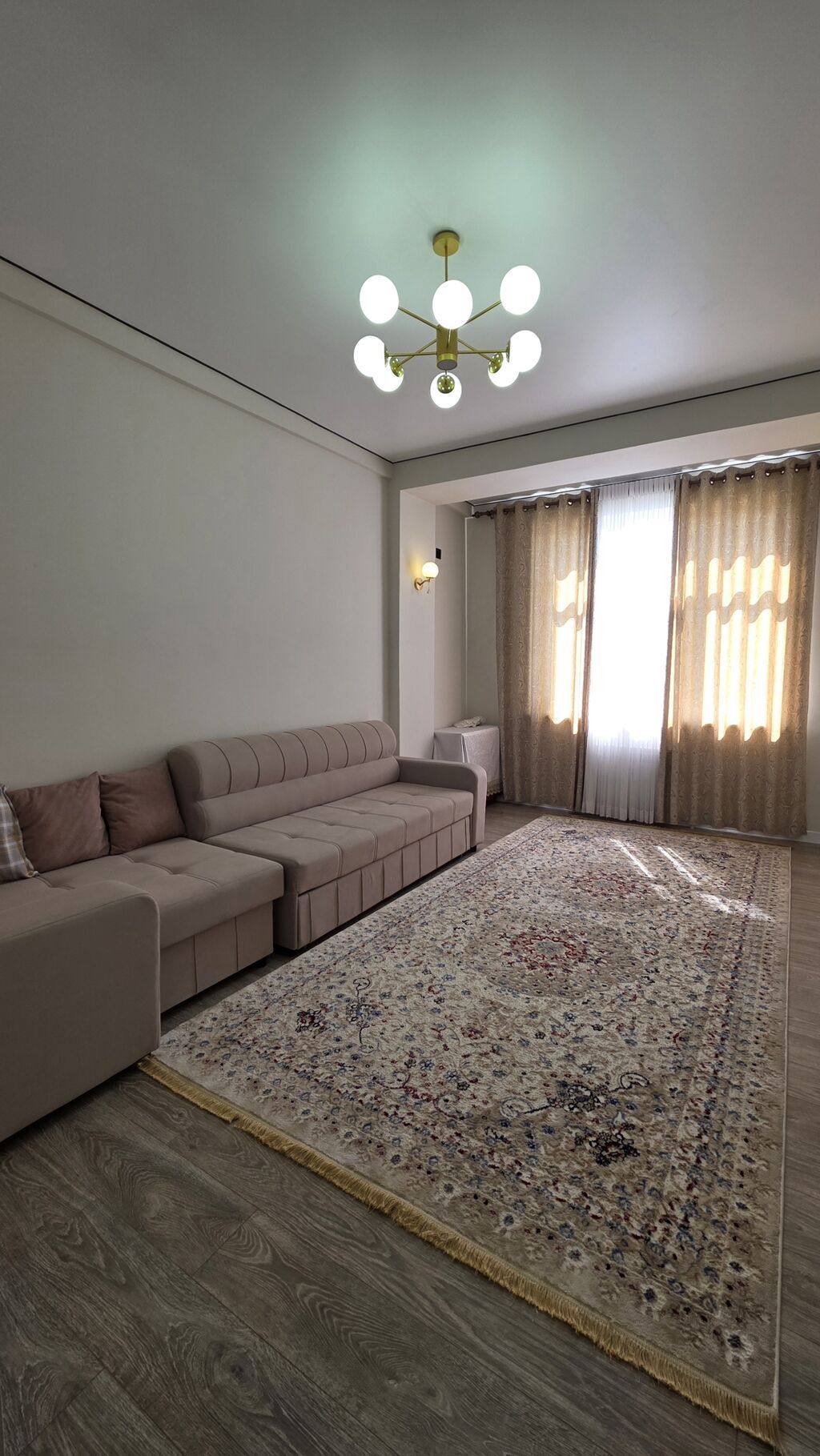 2 комнаты, 56 м², Аламедин-1 мкр Элитка, 5 этаж, Евроремонт: фото 2