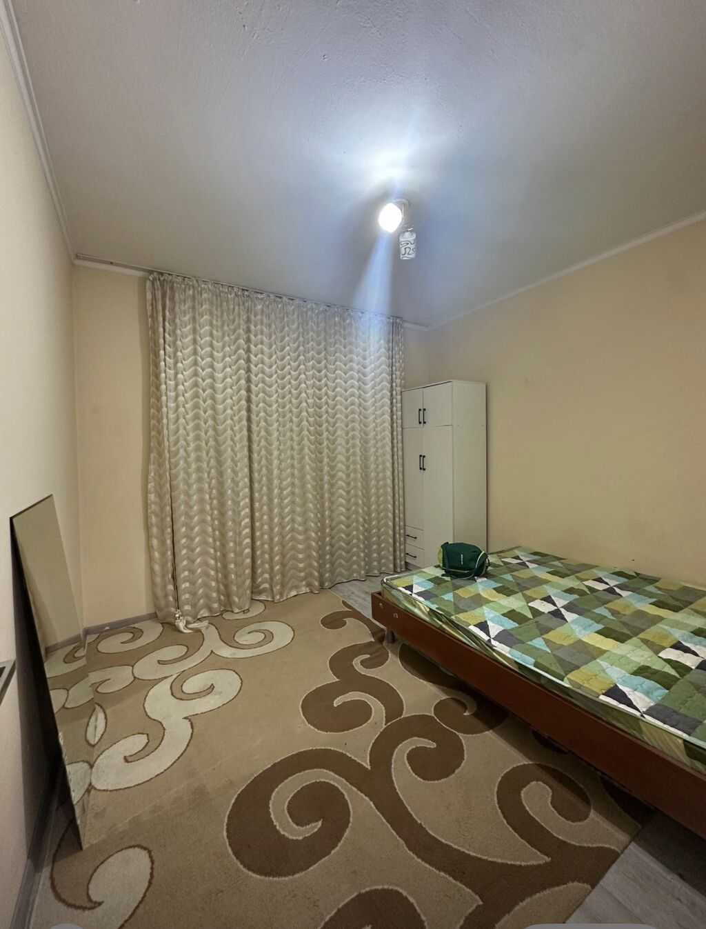 3 комнаты, 69 м², Аламедин-1 мкр 105 серия, 5 этаж, Косметический ремонт: фото 4