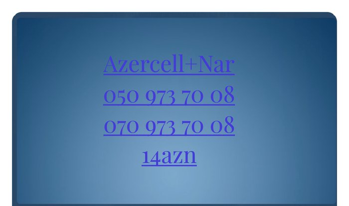 SİM-kartlar: Azercell Nar 0509737008
Yeni nomre
Unvan Xirldan seheri - lalafo.az Bakı şəhərində Azercell Nar 0509737008
Yeni nomre
Unvan Xirldan seheri