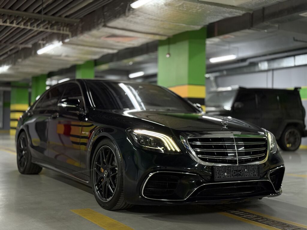 Mercedes-Benz S-class AMG: 2018 г., 4 л, Автомат, Бензин, Седан: фото 3