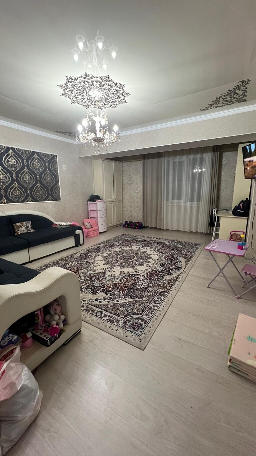 1 комната, 51 м², Кок-Жар ж/м Элитка, 9 этаж, Свежий ремонт: фото 5