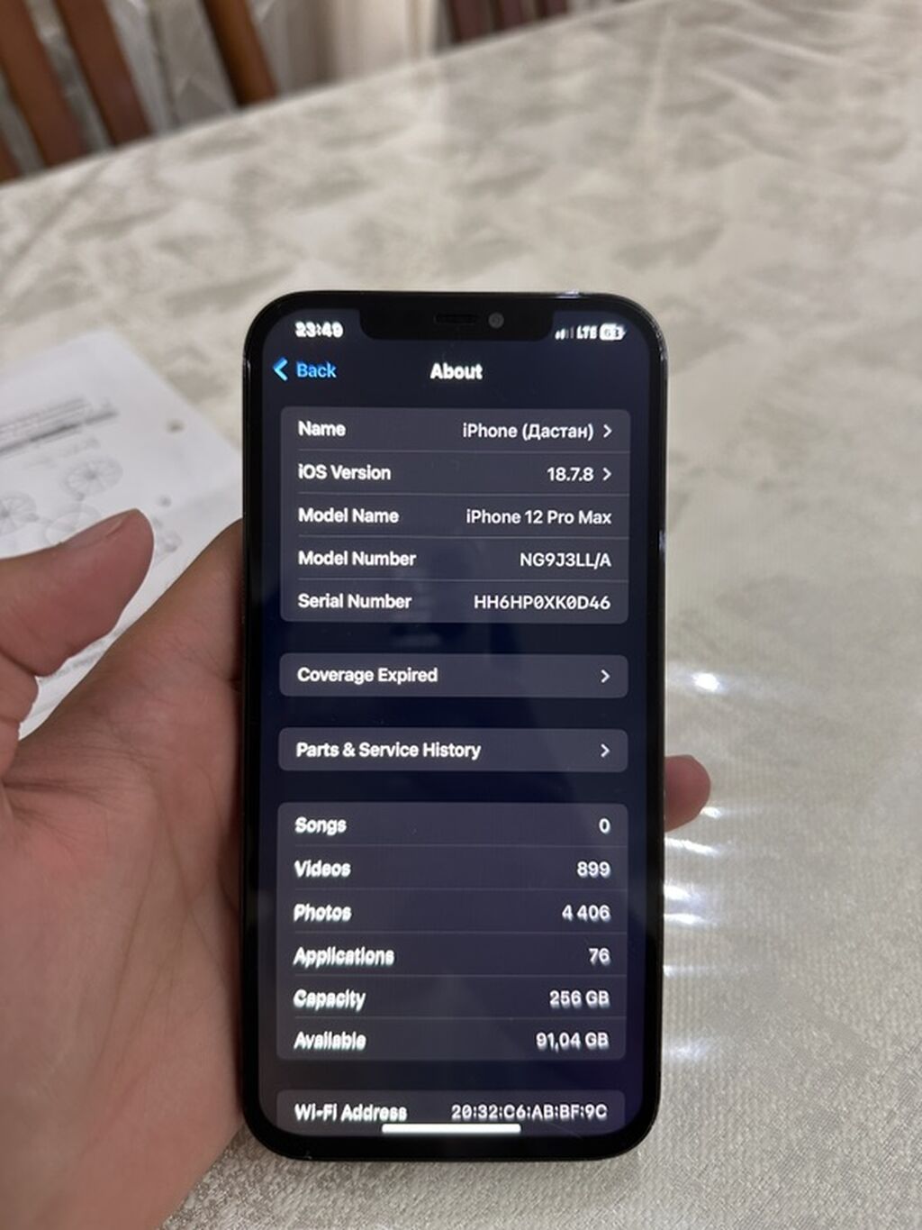 IPhone 12 Pro Max, 256 Гб, 76Акб true tone- face id - все камеры: фото 6