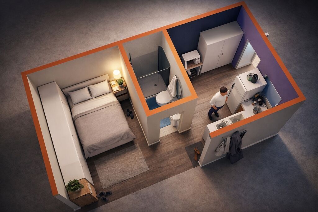 Продам модульный дом-контейнер из сэндвич-панелей: фото 3