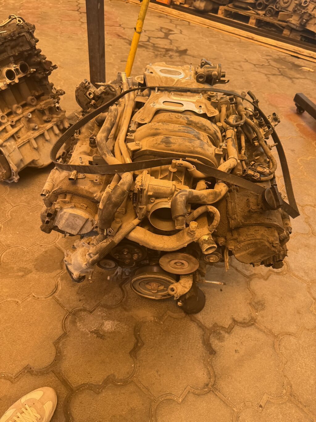 Двигатель Lexus LS 460 2wd. 450$ в сборе с ЭБУ. Масложор. Поменял на: фото 3