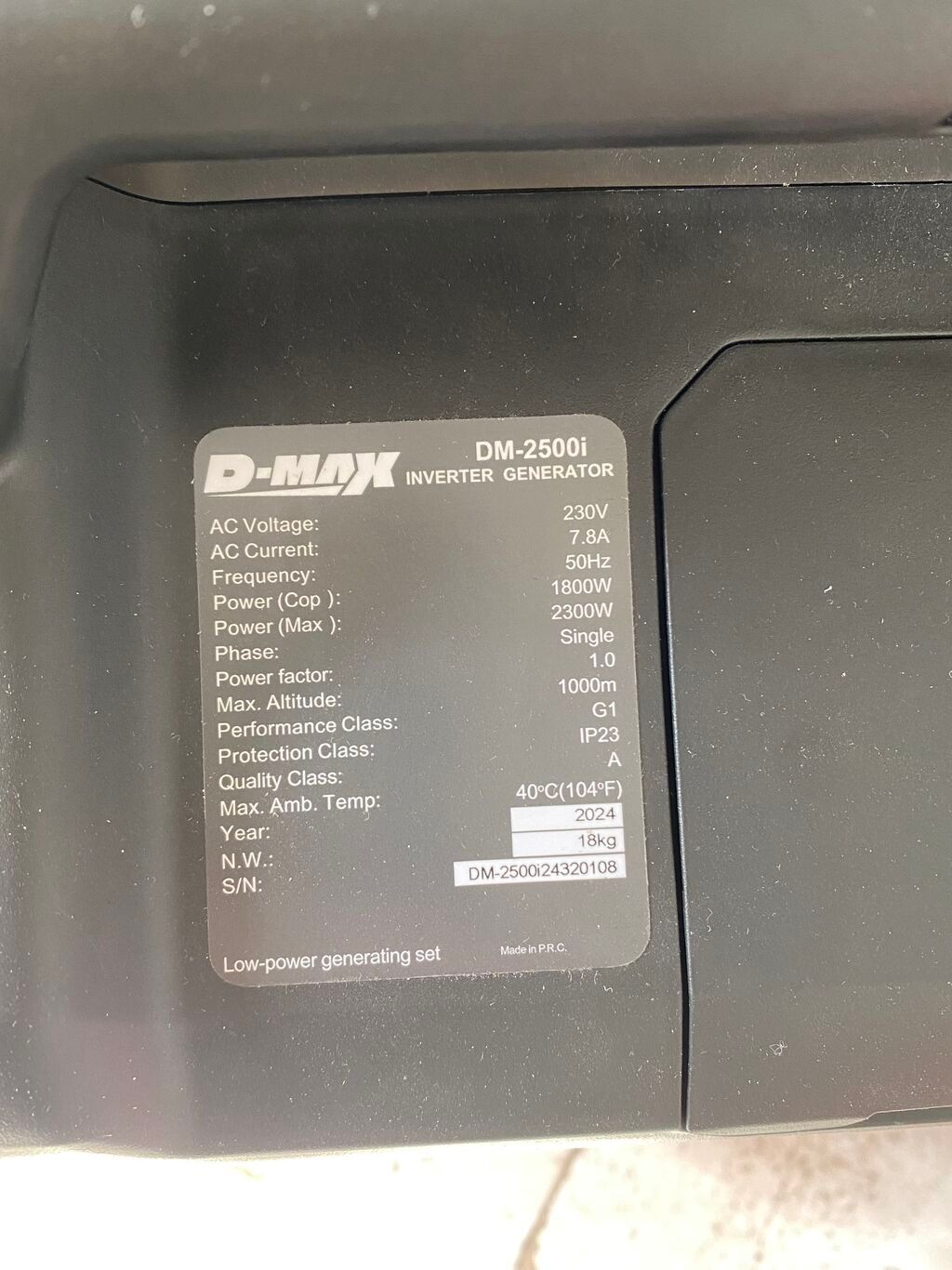 Бензиновый Генератор D MAX 2 кВт Бесшумный Гарантия на сервис 12: фото 4