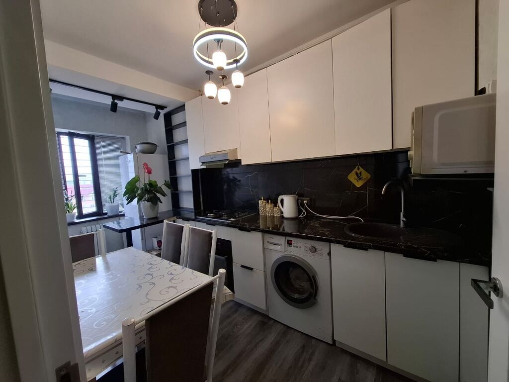 3 комнаты, 66 м², Кок-Жар ж/м Элитка, 11 этаж, Евроремонт: фото 3