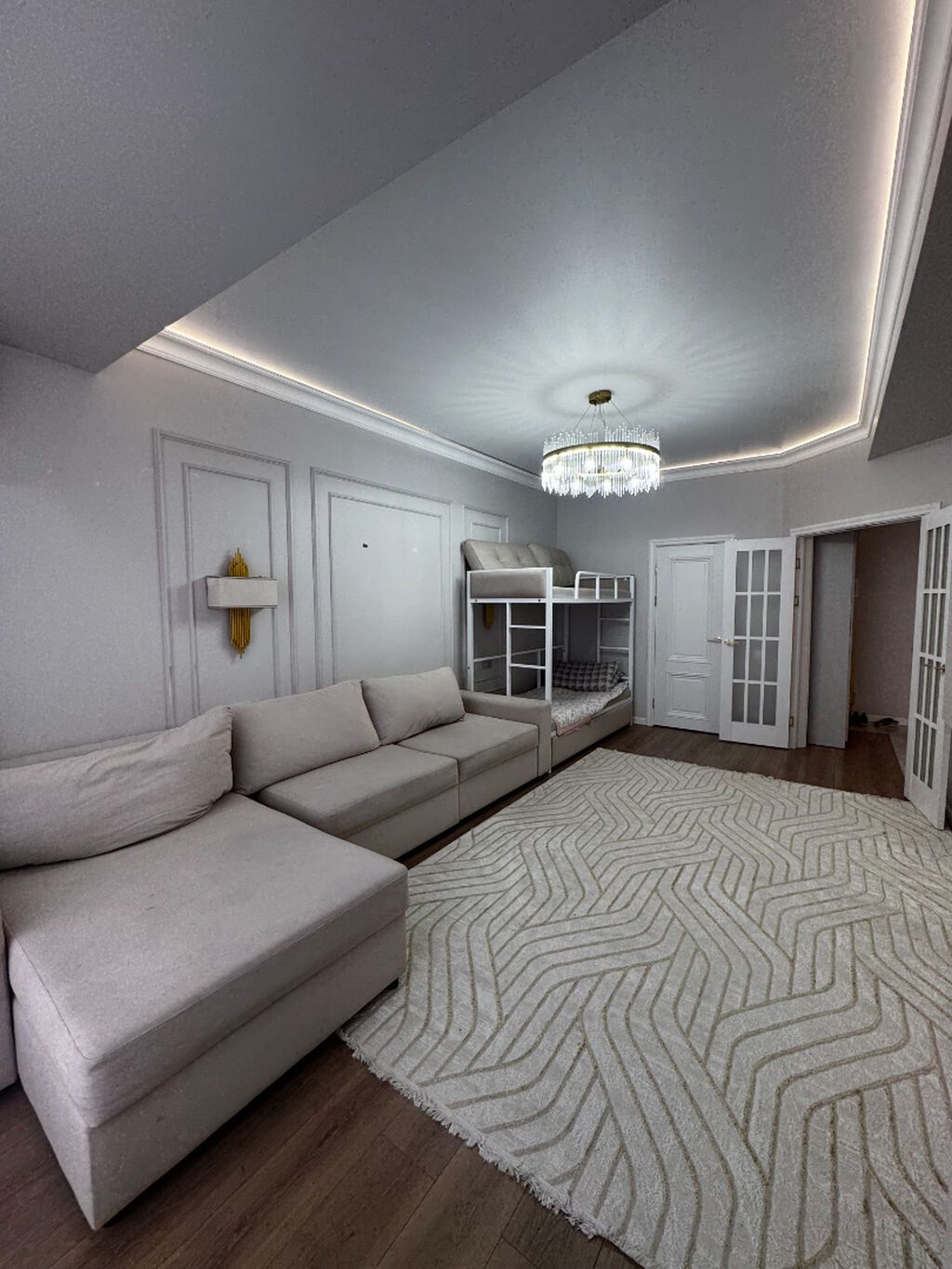 1 комната, 49 м², Кок-Жар ж/м Элитка, 10 этаж, Евроремонт: фото 1