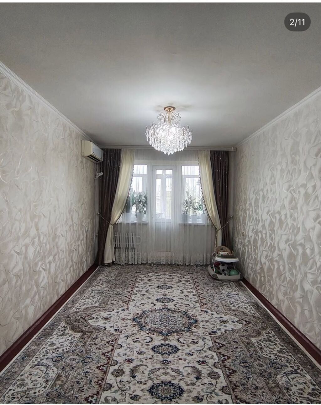 3 комнаты, 58 м², Центральная мечеть 104 серия, 5 этаж, Свежий ремонт: фото 5