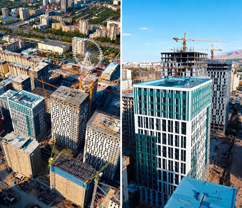 2 комнаты, 82 м², Асанбай мкр Элитка, 14 этаж, ПСО (под самоотделку): фото 5