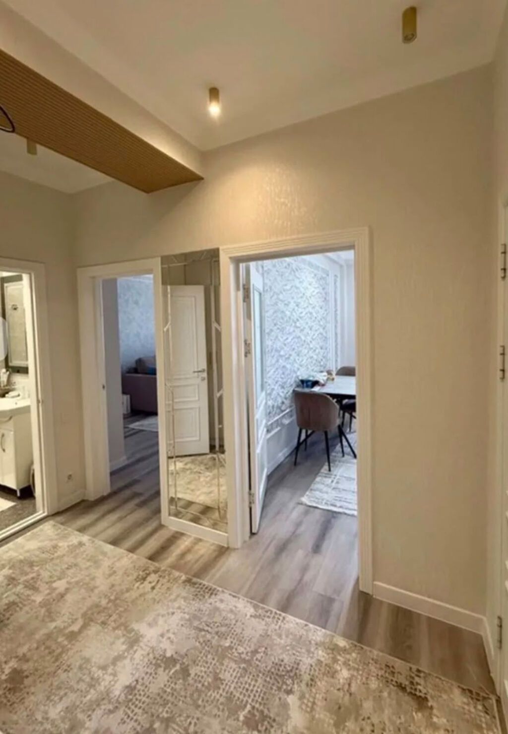 1 комната, 46 м², Асанбай мкр Элитка, 10 этаж, Дизайнерский ремонт: фото 3