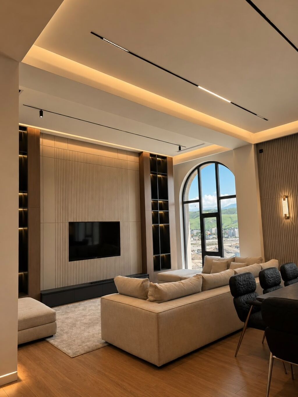 3 комнаты, 140 м², Ала-Арча ТРЦ Элитка, 14 этаж, Дизайнерский ремонт: фото 5