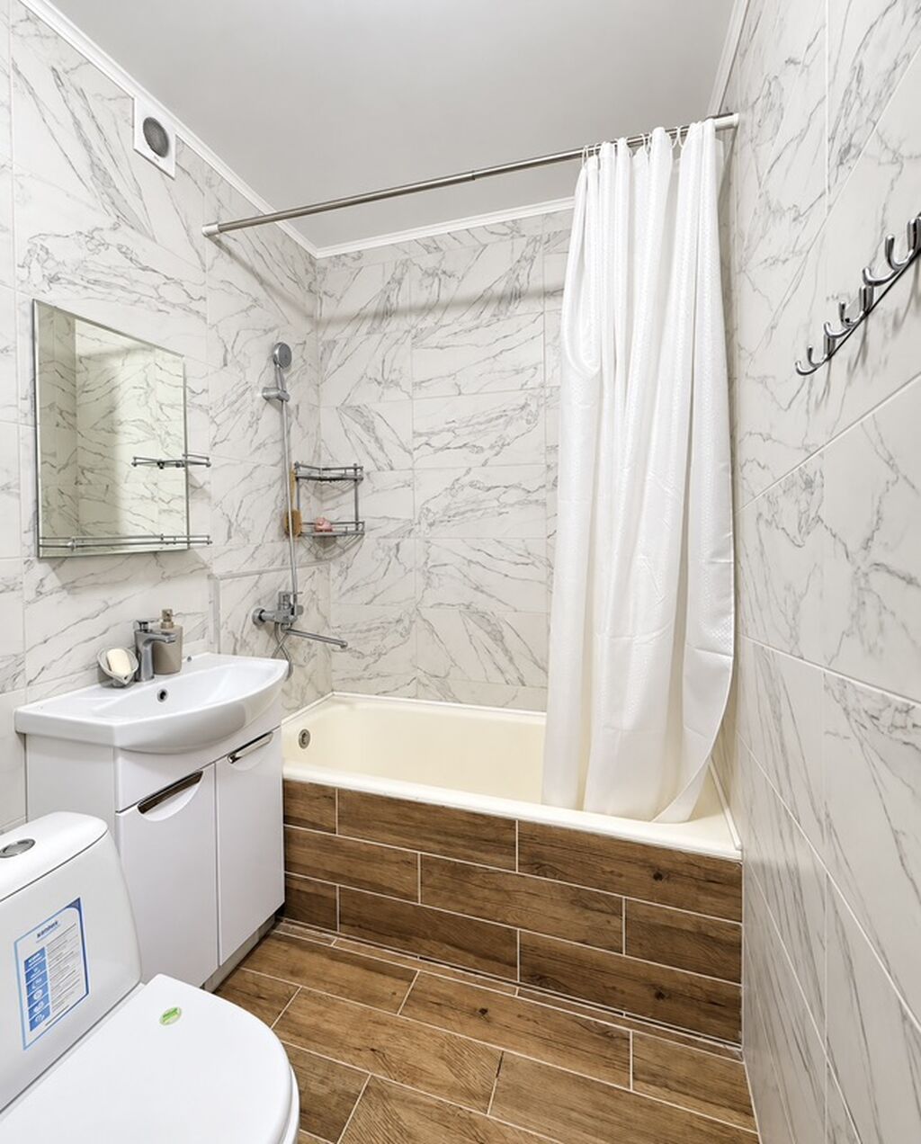 1 комната, 34 м², Кок-Жар мкр 105 серия, 6 этаж, Косметический ремонт: фото 7
