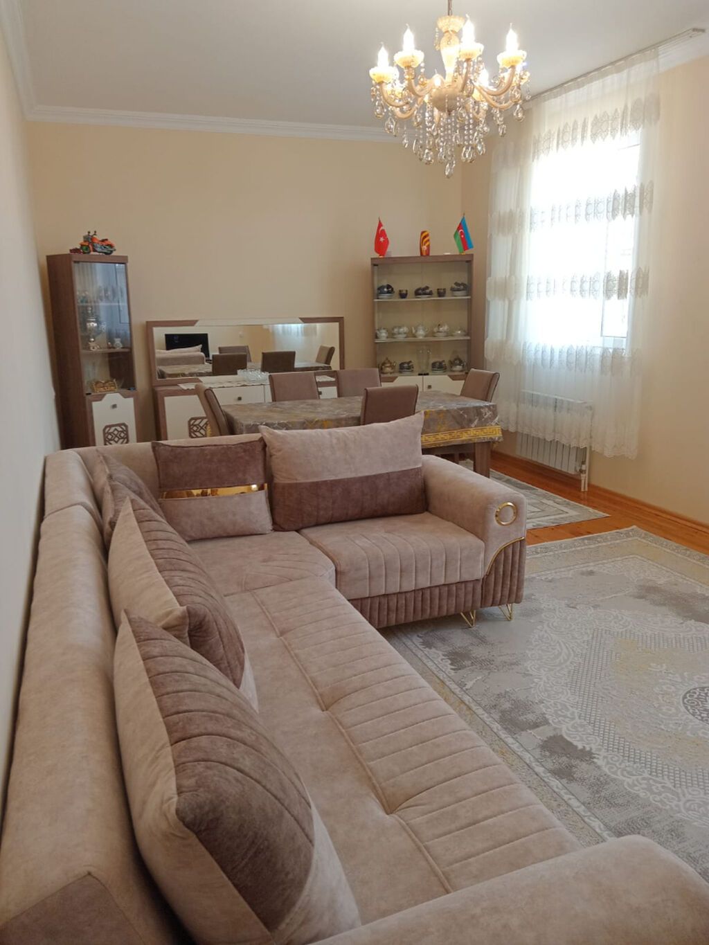 4 otaqlı, 106 kv. m, Kredit yoxdur, Yeni təmirli