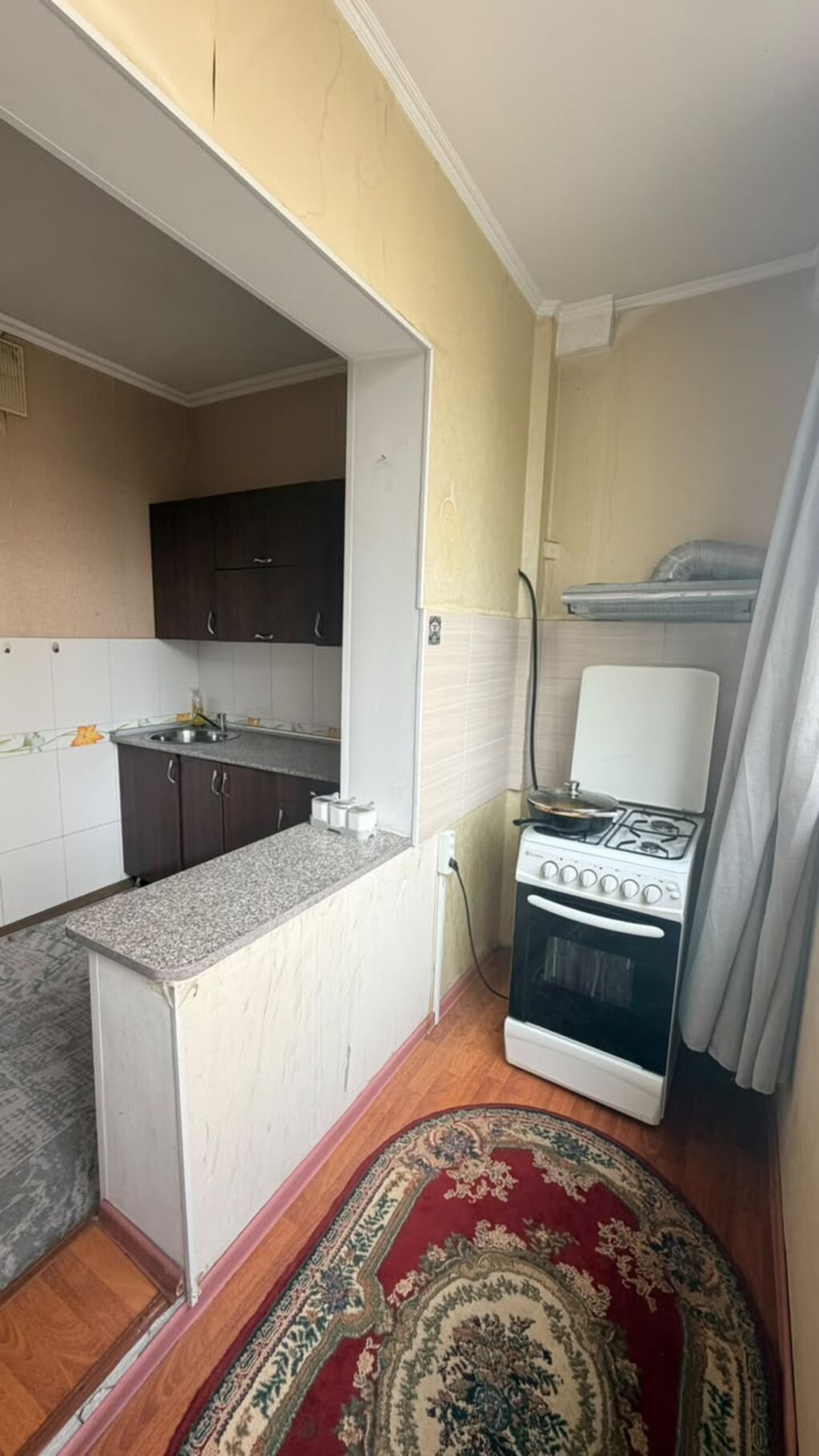1 комната, 36 м², Тунгуч мкр 106 серия улучшенная, 6 этаж, Косметический ремонт: фото 5