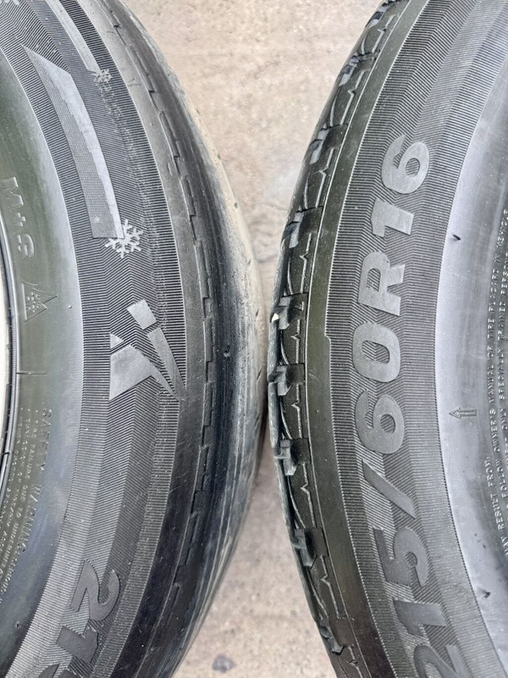 Колеса в сборе 215 / 60 / R 16, Зима, Б/у, Комплект, Легковые, Литые, отверстий - 5: фото 3