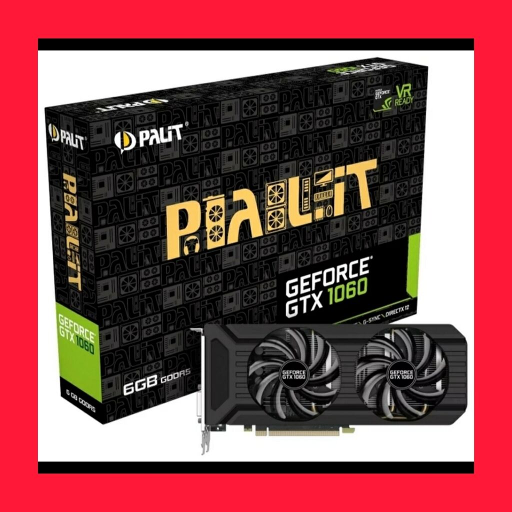 Видеокарта Palit dual 1060 6gb, состояние: 12000 KGS Видеокарты ...