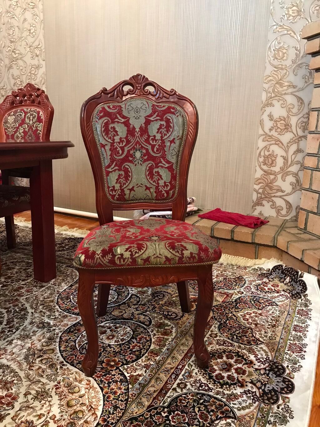 Комплект стол и стулья. Длина 3.50м. Ширина1.20м. Б.у. Стулья 12шт: фото 4