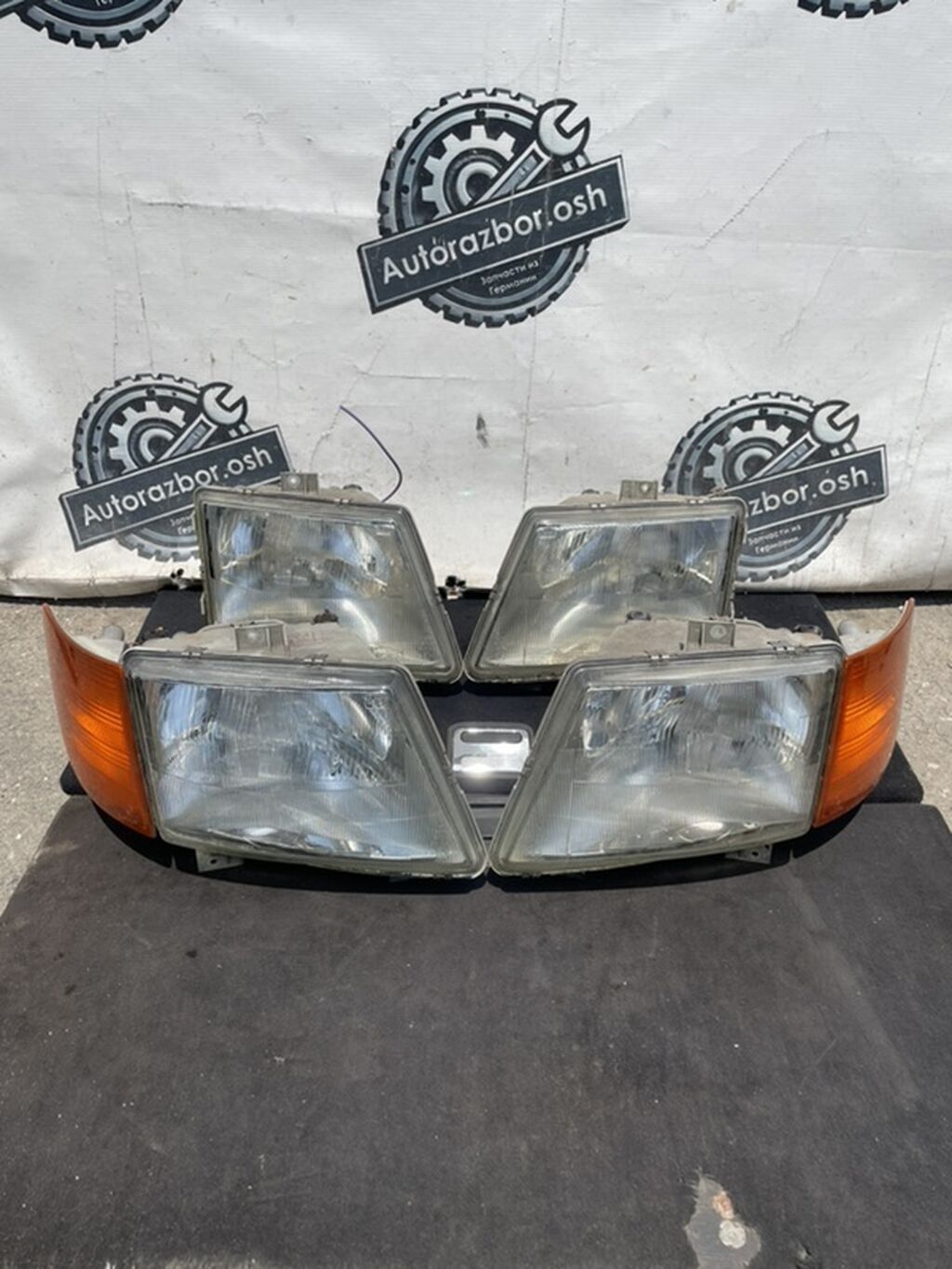 Комплект передних фар Mercedes-Benz 1999 г., Б/у, Оригинал, Германия — фото 2